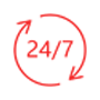 24/7 Support