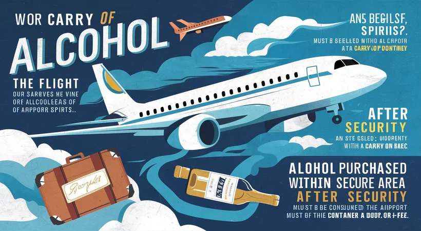 What are the rules for bringing alcohol on a flight?