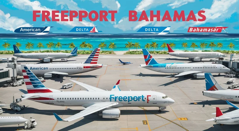 What airlines are servicing Freeport Bahamas?